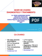 CÁNCER DE OVARIO Diagnóstico y Tratamiento Dr. HERNÁNDEZ 2019