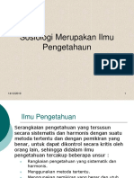 1 - Sosiologi Merupakan Ilmu Pengetahaun