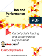 Carbohydrates Loading and Replacement 