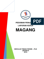 Buku Pedoman Laporan Magang 2019