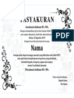 TASYAKURAN Aqiqah