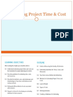 Chapter 5 - Estimating Project Times - Costs