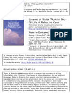 Family-Centered Care. Journal If Social Work in End of Life & Paliative Care