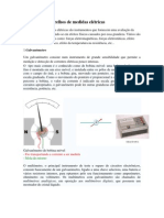 Medidas elétricas com galvanômetro e outros aparelhos