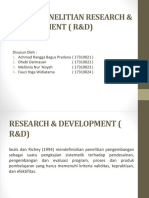 Desain Penelitian Research & Development (R&D)