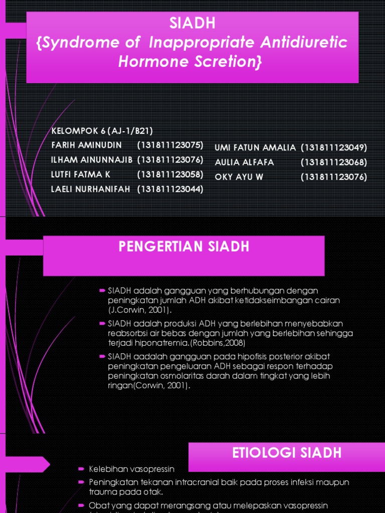 Siadh | PDF