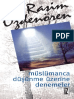 Müslümanca Düşünme Üzerine Denemeler-Rasim Özdenören