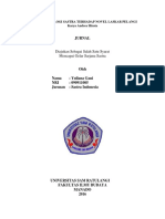 Analisis Sosiologi Sastra Terhadap Novel