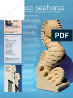 Art Deco Seahorse Ot Woodcarving PDF