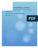 Laporan Praktikum Kimia (Pengaruh Luas Permukaan Sentuh)