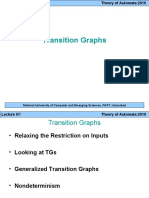 Transition Graphs: National University of Computer and Emerging Sciences, FAST, Islamabad