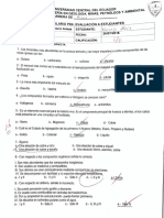 Evaluación de Química 11 para estudiantes de Ingeniería Geológica