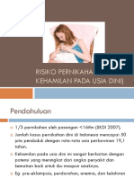 Risiko Kehamilan Pada Remaja