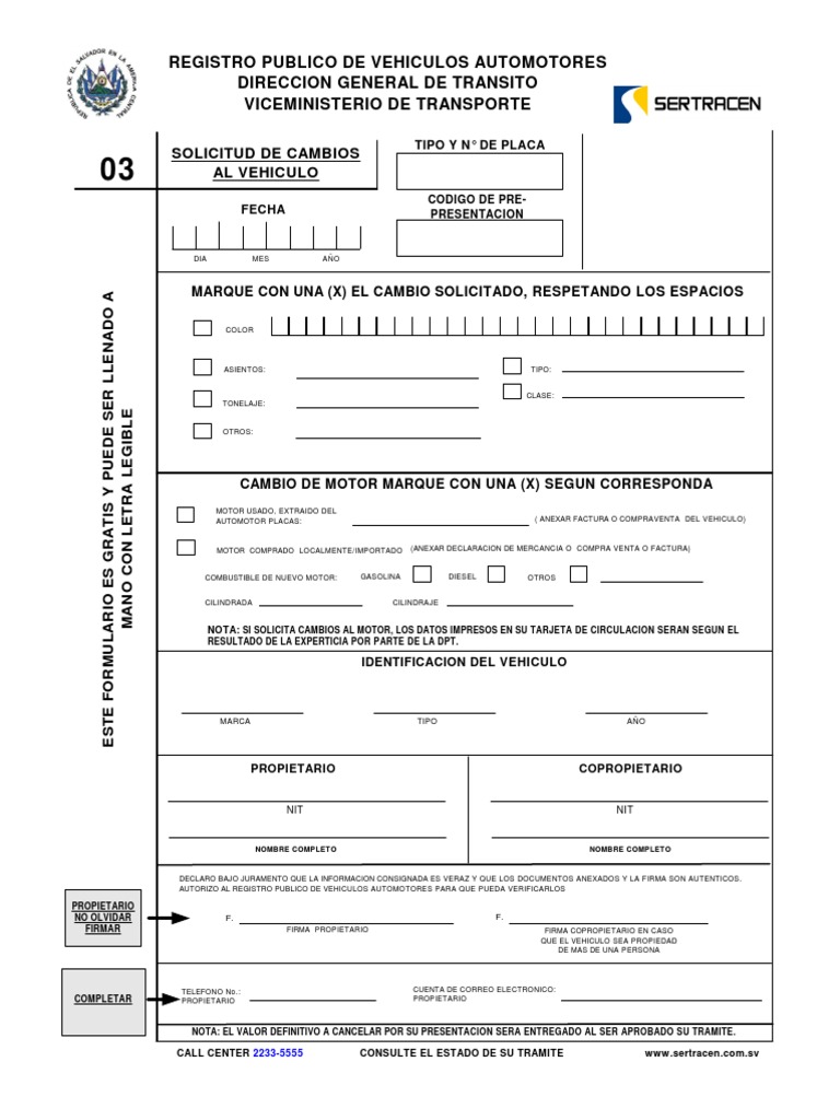 Documentos del motor