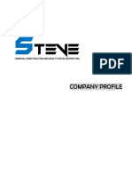 Company Profile Steve Gen Draft