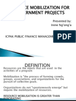 Resource Mobilization and Financial Management