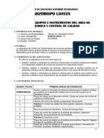 Equipos e Instrumentos Del Area de Bioquimica y Control de Calidad