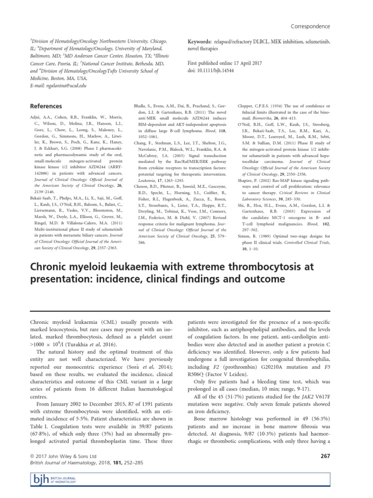 Chronic Myeloid Leukemia | PDF | Hematology | Blood