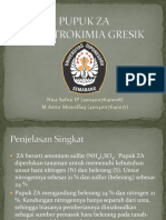 Pupuk ZA dan Proses Produksi