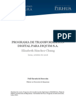 Programa de Transformación Digital