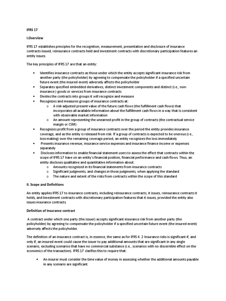 18 Ifrs 17 | Download Free PDF | Reinsurance | Insurance