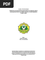 Download KTI PB amp Kelelahan  Hubungan Kadar Timah Hitam Darah Dengan Kelelahan Subyektif Petugas SPBU di Kota Purwokerto Tahun 2010 by Hadi Winarso SN43985008 doc pdf