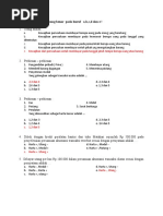 Contoh soal analisis rasio keuangan dan jawabannya