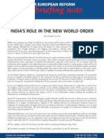 INDIA’S ROLE IN THE NEW WORLD ORDER