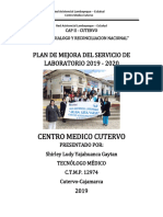 Plan Mejora Lab CMC PDF