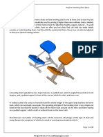 Kneeling Chair Plans