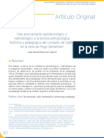 Acercamiento Epistemológico y Metodológico Al Concepto de Sujeto PDF