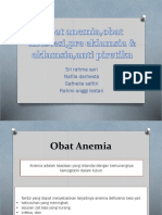 Obat Anemia, Obat Anestesi, Pre Eklamsia & Eklamsia, Anti Piretika