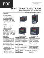 Honeywell DC1040 PID Temperature Controller PDF