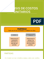 Analisis de Costos Unitarios