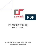 PT. ANEKA TEKNIK SOLUSINDO MEP Services Company Profile