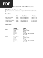 IBM Two Node RHEL Clister