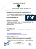 Guia Tercer Momento - Proceso de Investigación (Proy. Inves. Dir) - (Proy Trab. Grado)