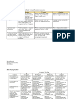 SEA Lesson 5 - Rubrics