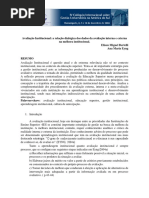 Avaliação Instituccional