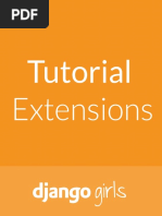 Django Girls Tutorial Extensions en PDF