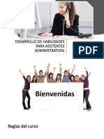 Presentación de Curso Desarrollo de Habilidades para Asistentes