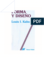 LOUIS KAHN - 1961-Forma y Diseño PDF