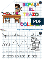 Fichas en Cuaderno para Repasar Trazo ABC - Parte1 PDF