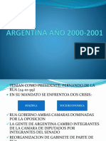 Argentina Año 2000-2001