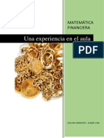 LIBRO MATEMÁTICA FINANCIERA Una Experiencia en El Aula PDF