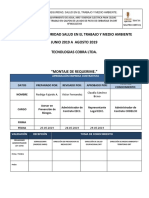 Programa de SST Año 2019 REV-0 RT