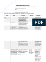 Plan de La Materia Metas