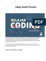 Belajar Coding Untuk Pemula