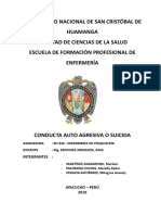 Conducta Autoagresiva o Conducta Suicida