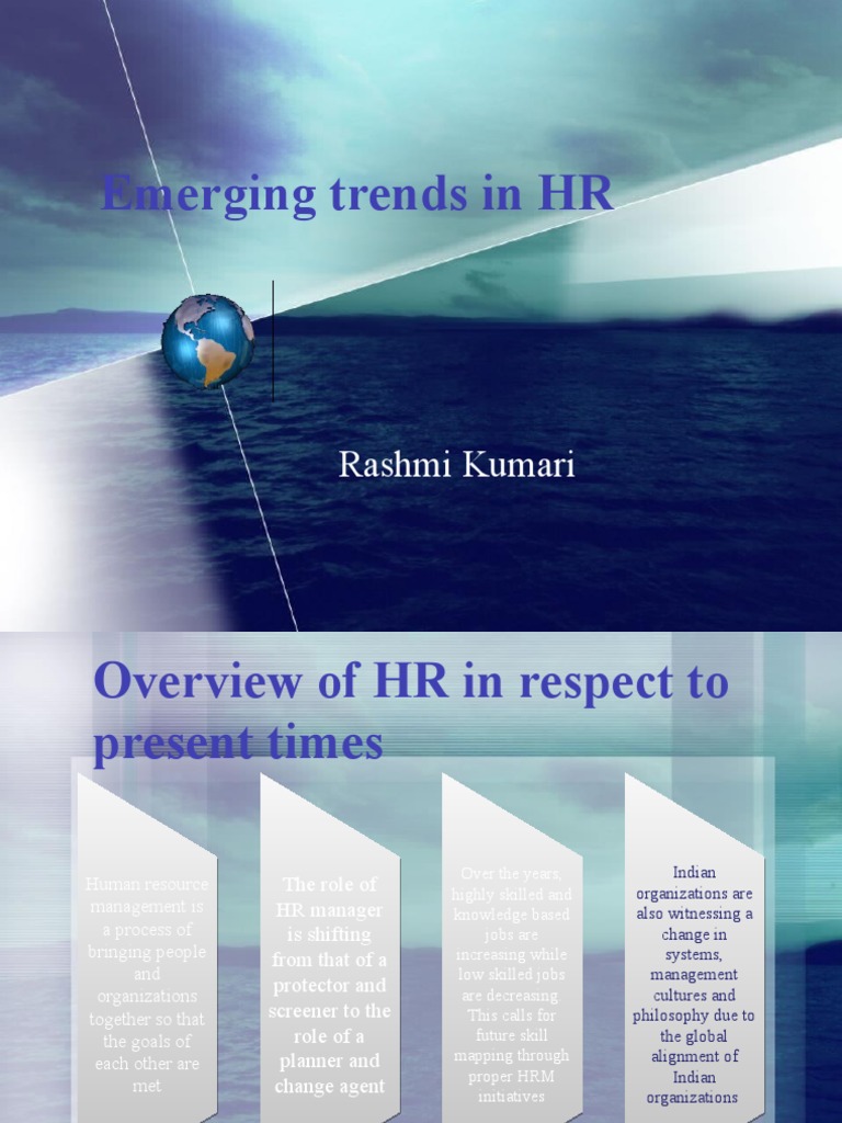 Emerging Trends in HR | PDF | Business | Human Resource Management
